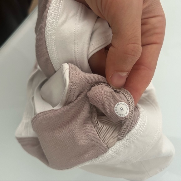 Lululemon white sports bra - size 8 - Picture 2 of 3
